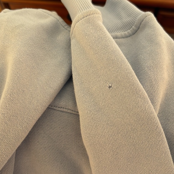Lululemon Scuba Oversized Funnel Neck Half-Zip- Blue Linen - Picture 6 of 6